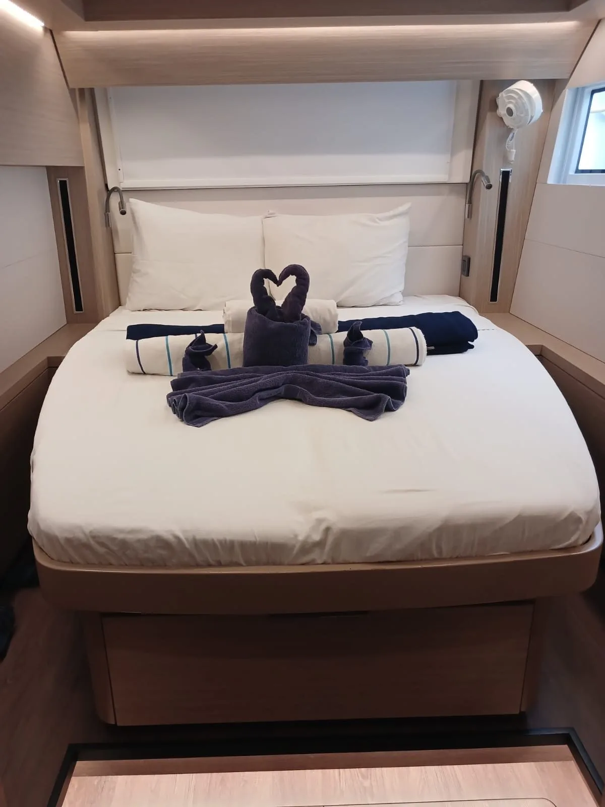 A double cabin aboard Sapphire Seas